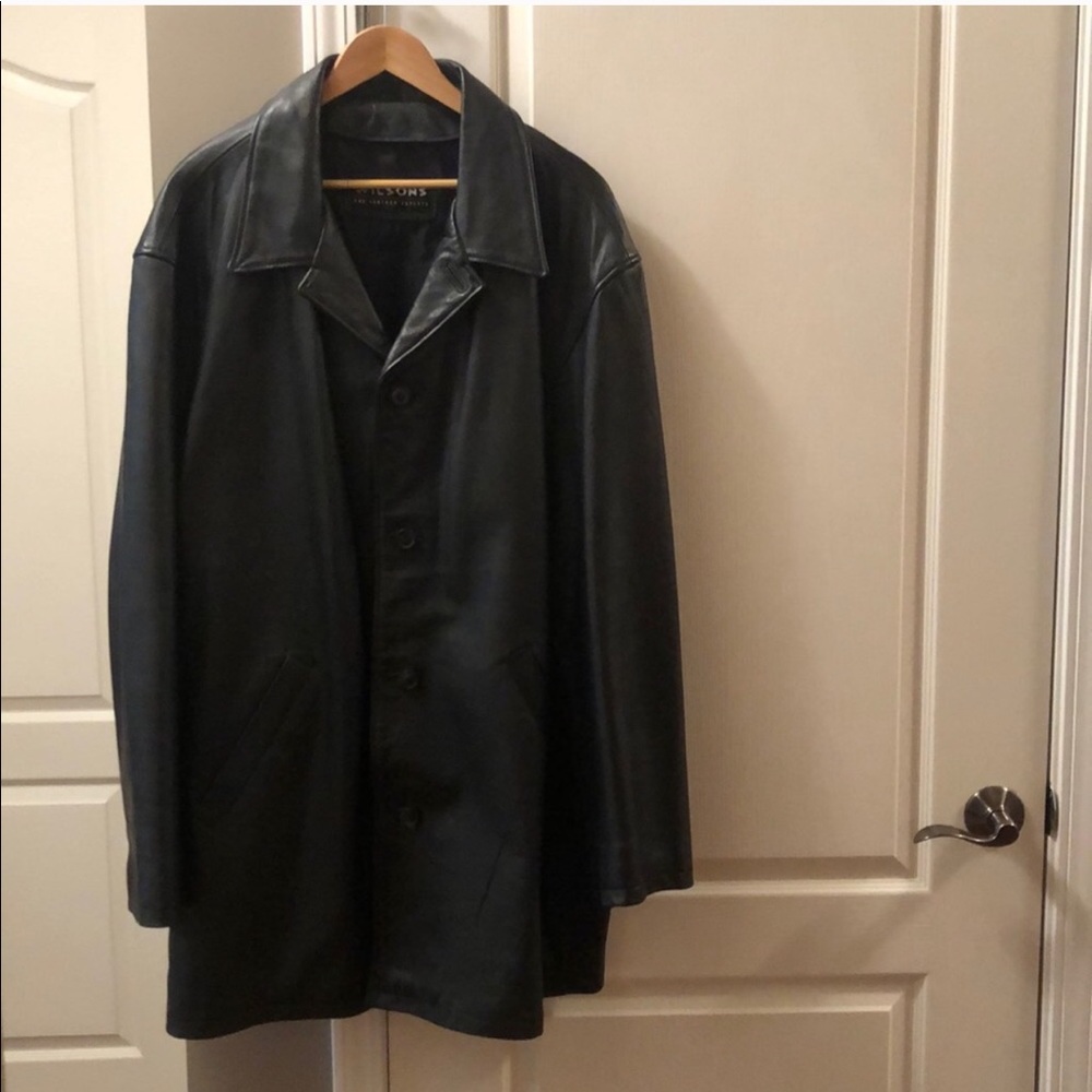 Men 100% Leather Coat